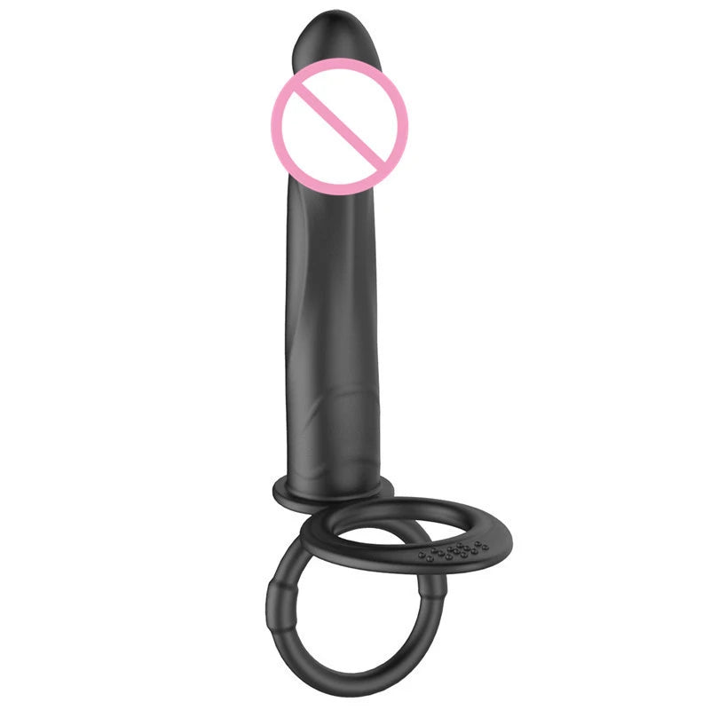 Double Penetration Anal Plug Dildo Butt Plug Vibrator For Men Strap On Penis Massage Vagina Plugs Adult Sex Toys For Couples 18+