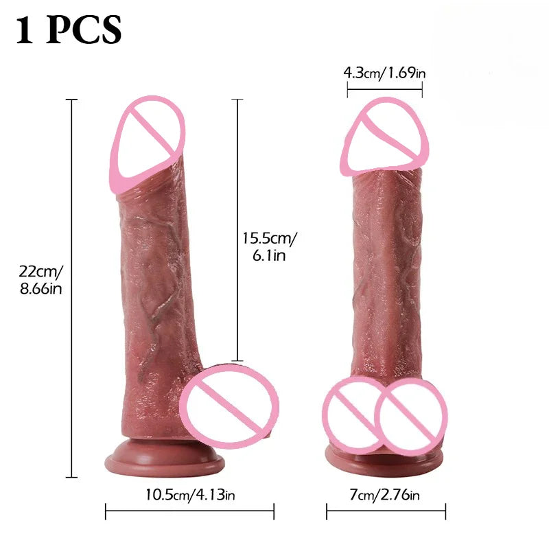 Super Realistic Dildo Waterproof Silicone Penis Adult Sex Toys Anal Vagina Masturbator Dildo with Suction Cup Cock Gode Massager