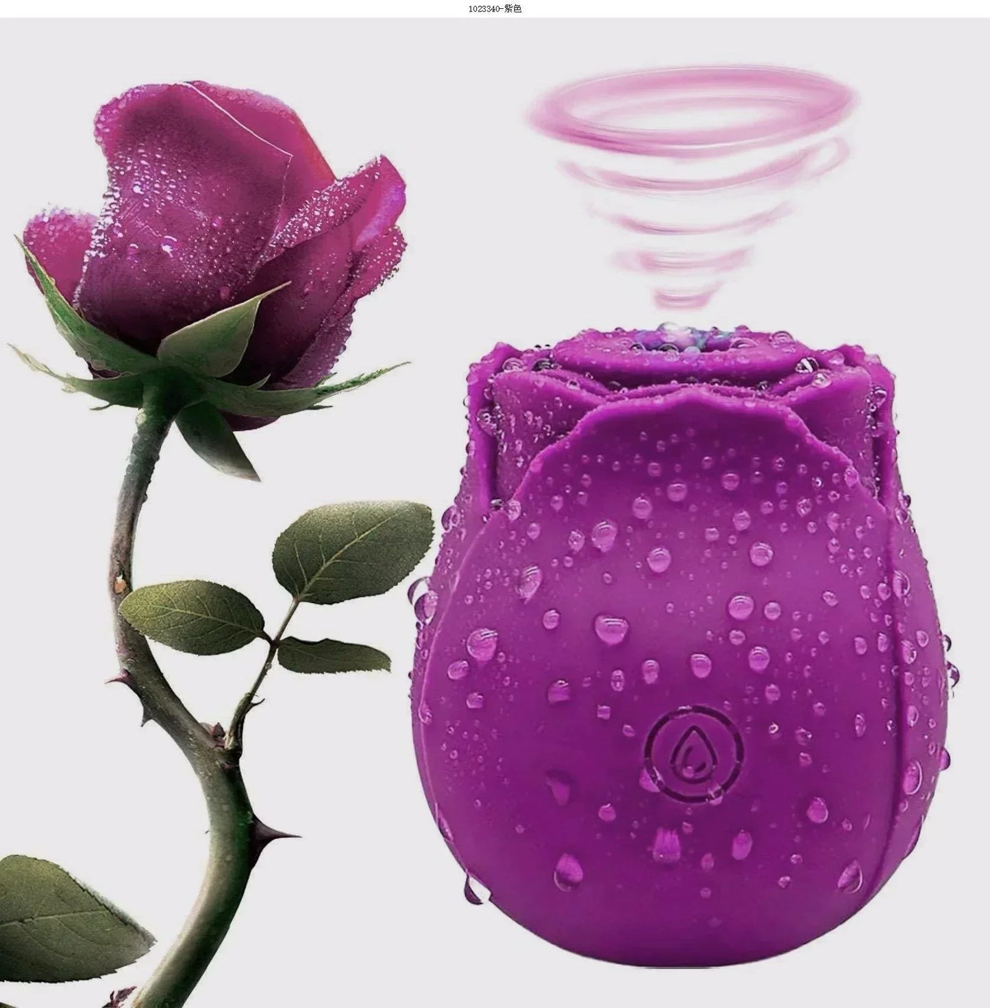 Female Powerful Sucking-Rose Vibrator Toy for Women Vacuum Stimulator Oral Nipple Clit Sucker Female Sex Toys Goods for Adults