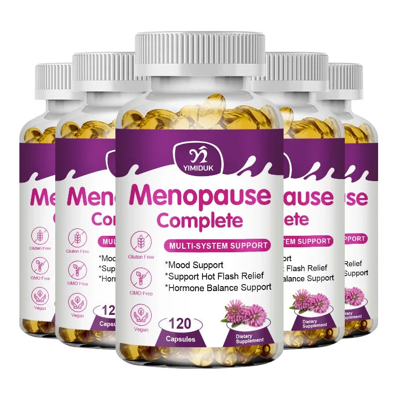 Yimiduk Menopause Relief Capsules Support Weight Management Improves Metabolism,Night Sweats Mood Supplements