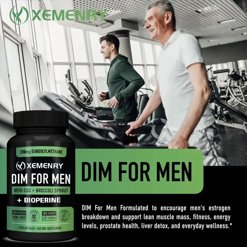 DIM Capsules - DIM Supplement for Men and Women | Herbal Supplement for Hormone Balance, Menopause and Prostate