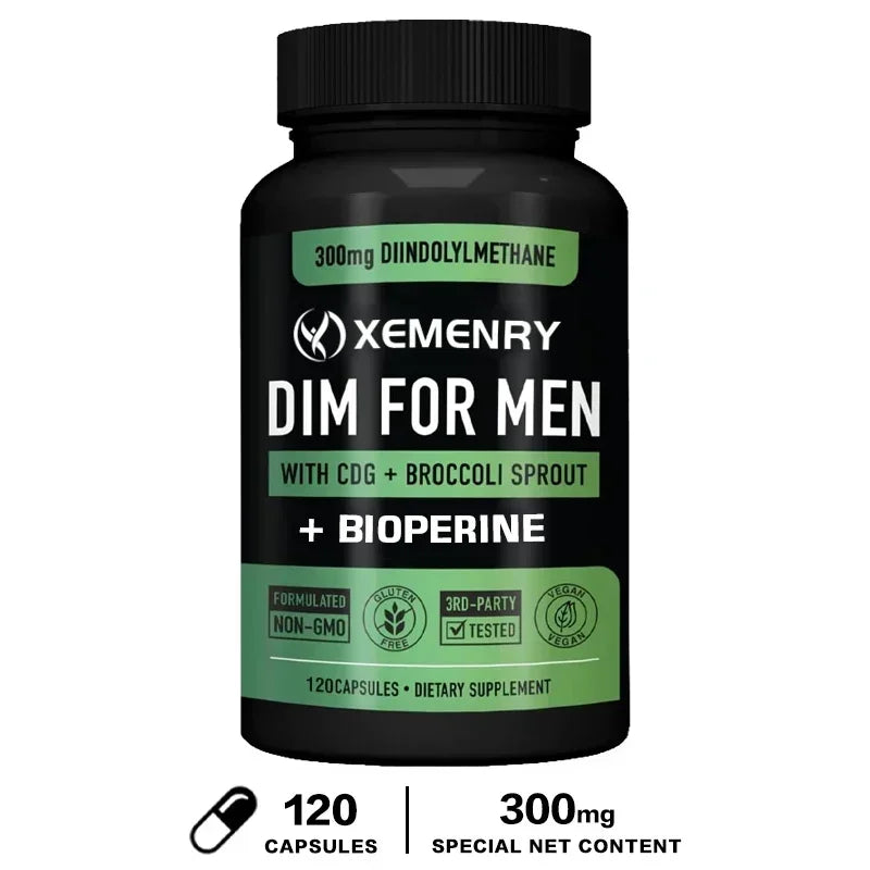 DIM Capsules - DIM Supplement for Men and Women | Herbal Supplement for Hormone Balance, Menopause and Prostate