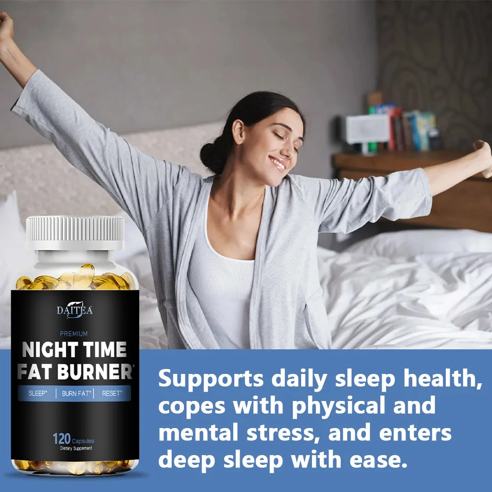 Nighttime Weight Loss Supplements - Thermogenic Metabolism Booster for Weight Loss and Immune Health