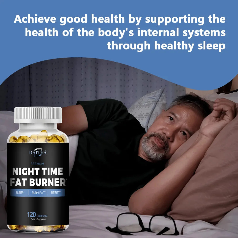 Nighttime Weight Loss Supplements - Thermogenic Metabolism Booster for Weight Loss and Immune Health