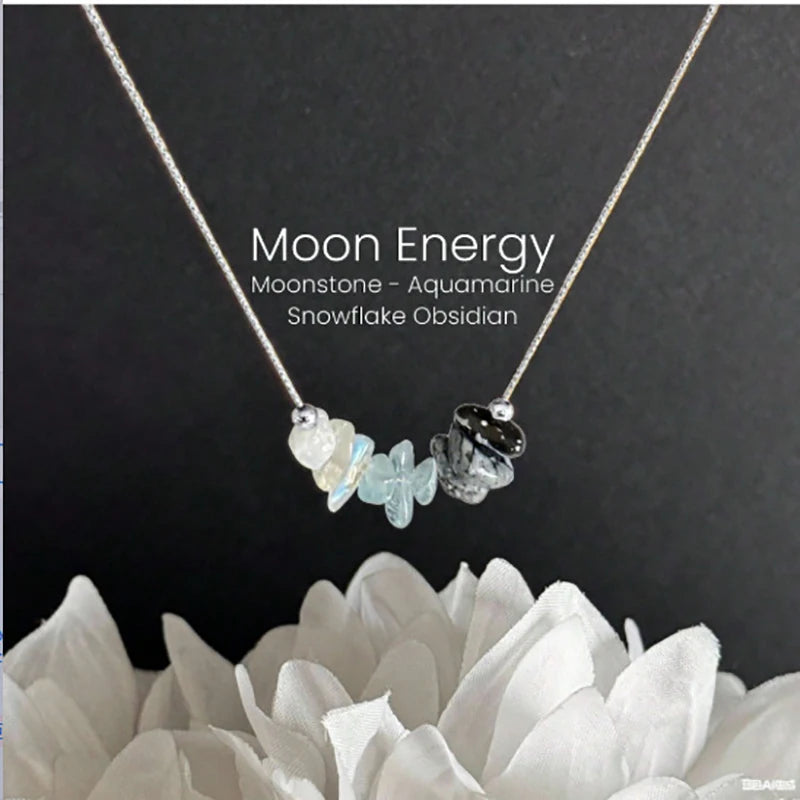 Natural Strawberry Quartz Moonstone Alloy Bracelets Menopause Support Bracelet Hormone Balance Crystal Jewelry with Size Chart