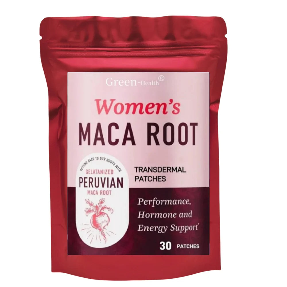 30 Count Women's Maca Root Transdermal Patches Boost Energy Support Hormone Balance And Menopause Symptoms