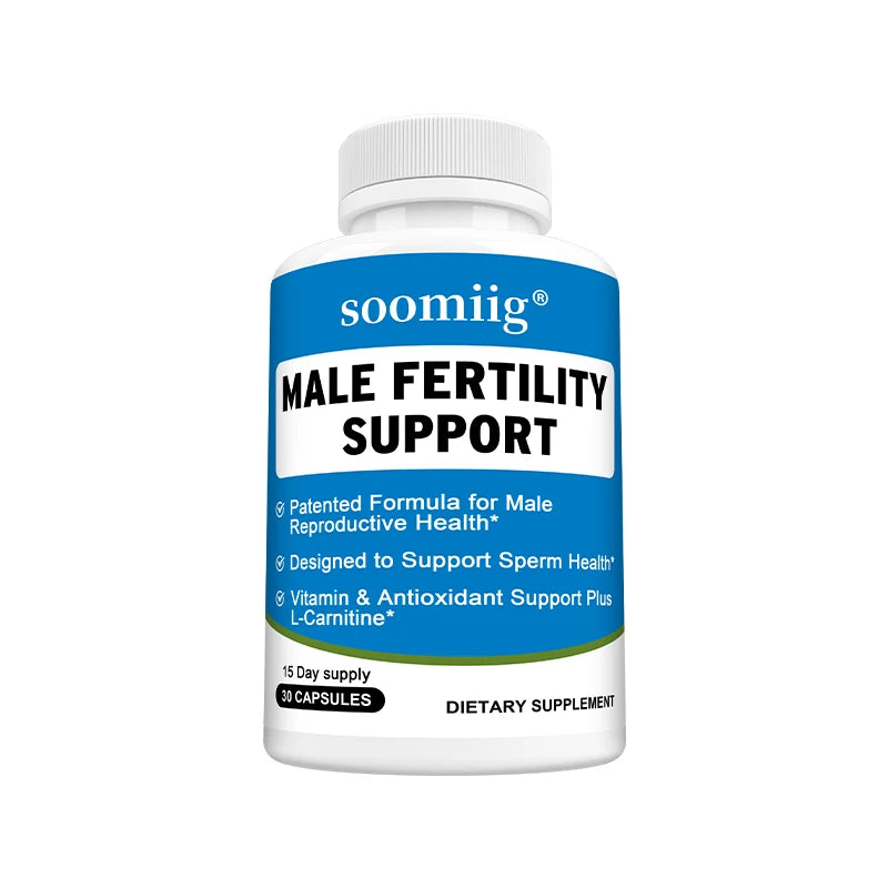 Men’s Reproductive Health Supplement - Fertility Balance, Vegan Non-GMO (30/60/120 Caps)