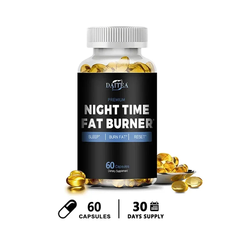 Nighttime Weight Loss Supplements - Thermogenic Metabolism Booster for Weight Loss and Immune Health