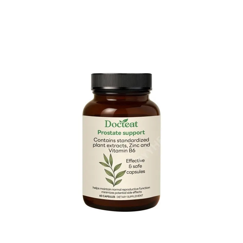 Saw Palmetto Capsules with Nettle Root Zinc Vitamin B6 Herbal Supplement for Men's Daily Wellness 60 Capsules