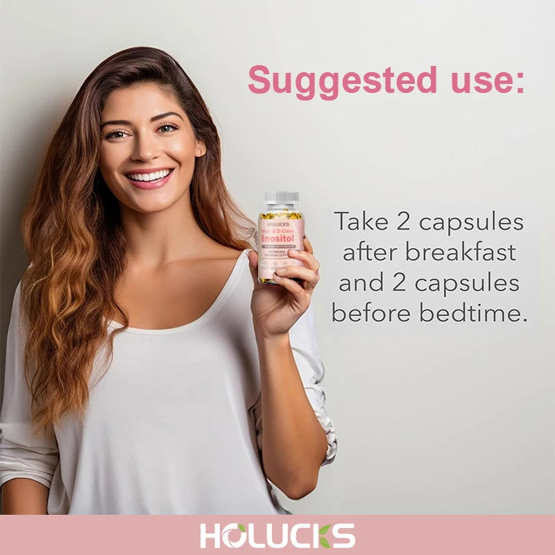 Buy 1 Get 1 Free! Premium Inositol Supplement, Supports Women's Hormonal Wellness, PCOS Relief, Metabolic Health, Emotional Calm