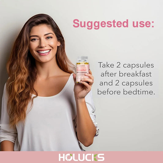 Buy 1 Get 1 Free! Premium Inositol Supplement, Supports Women's Hormonal Wellness, PCOS Relief, Metabolic Health, Emotional Calm
