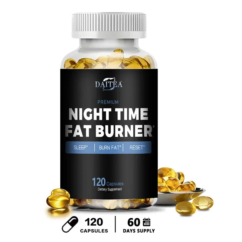 Nighttime Weight Loss Supplements - Thermogenic Metabolism Booster for Weight Loss and Immune Health