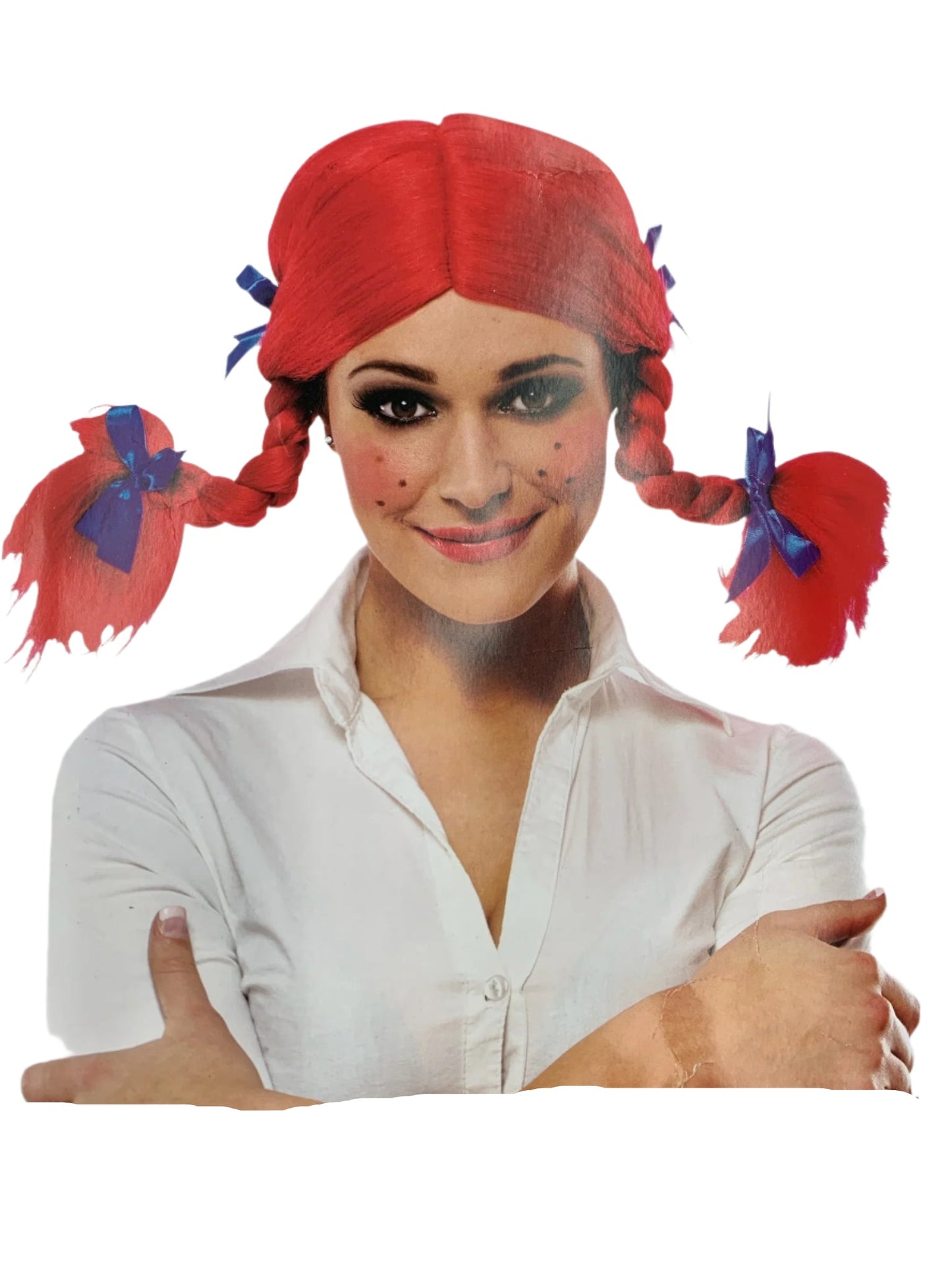 Braided Red Wig