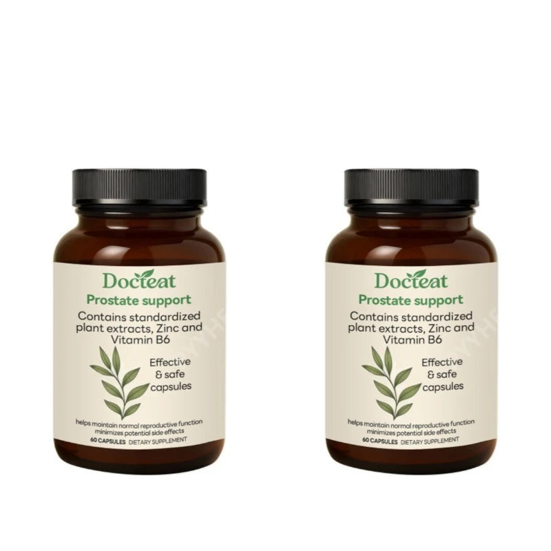 Saw Palmetto Capsules with Nettle Root Zinc Vitamin B6 Herbal Supplement for Men's Daily Wellness 60 Capsules