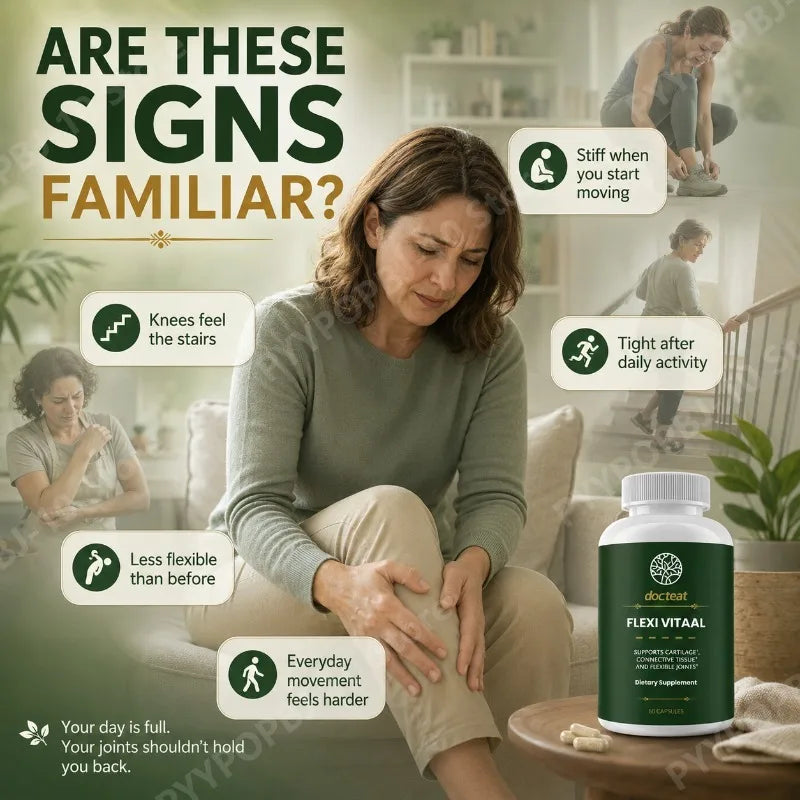 Joint Comfort Formula with Green Lipped Mussel Chondroitin MSM Collagen Supports Mobility Daily Wellness 60 Capsules