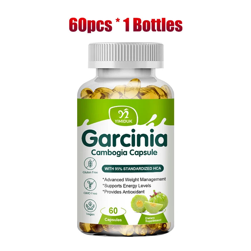 Buy 2 Get 2 Free! Garcinia Cambogia Extract Capsules, for Weight Loss, Energy Levels, Provides Antioxidant, Men & Women