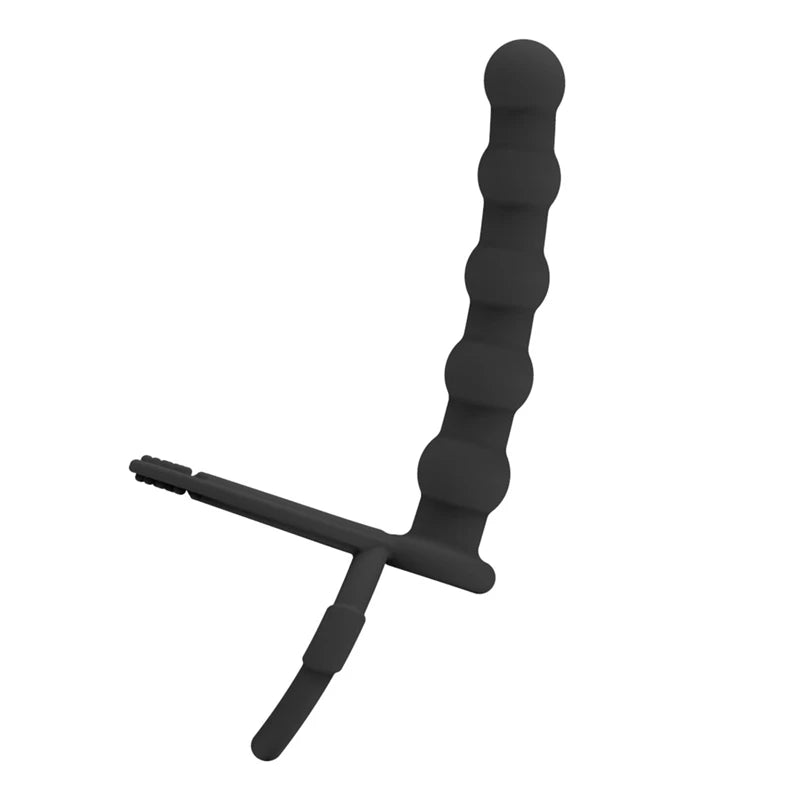 Double Penetration Anal Sex Toys For Men & Women - Dildo Penis Butt Plug, Anal Beads & Cock Ring for Delay Ejaculation