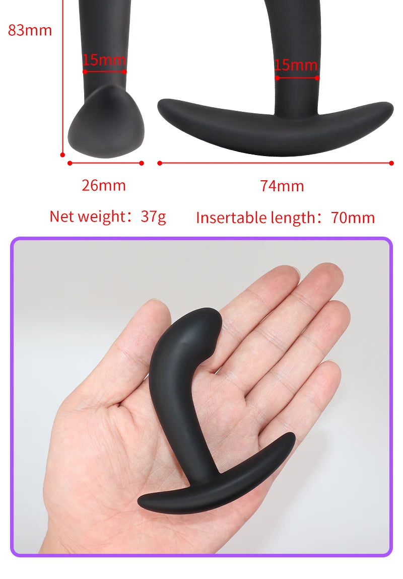 Electric Shock Prostate Massager Anal Vibration Butt Plug Man Vibrator Anal Plug Electro Shock Sex Toys Prostate Orgasm Vibrator