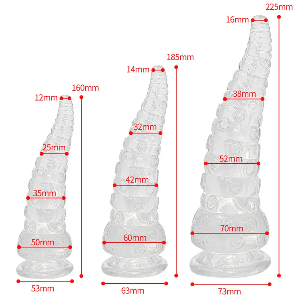 Butt Plugs Anal Plug Octopus Tentacle Sex Toys For Women Men Anus Vagina Dilator Adult Products Animal Dildos Big Erotic Games