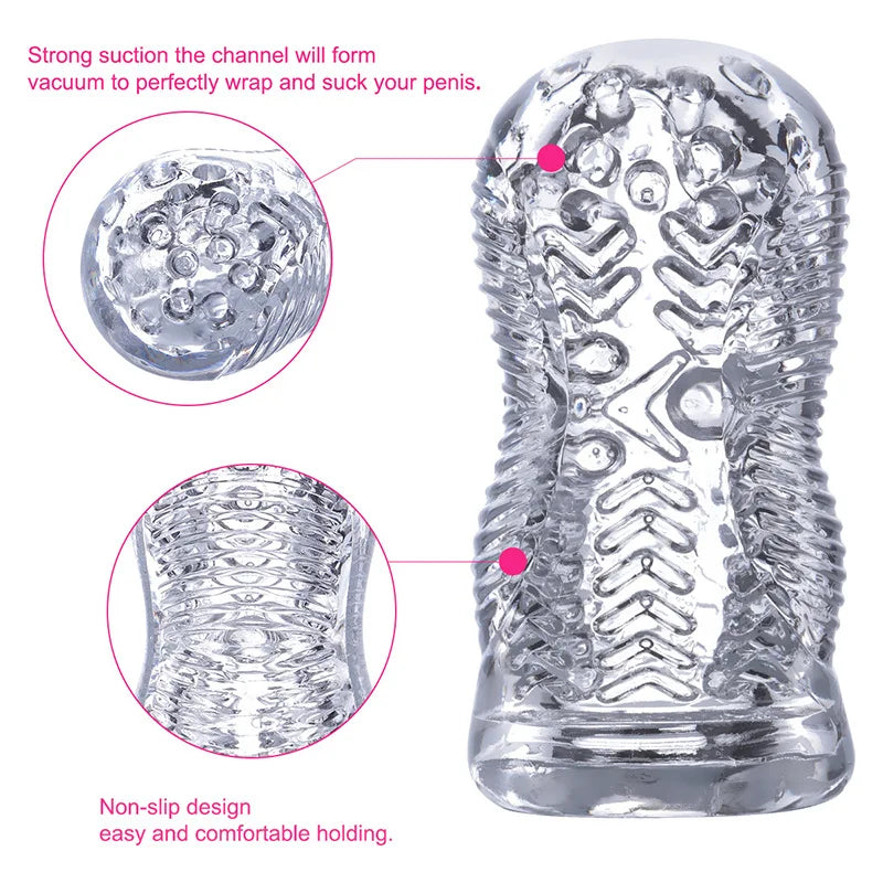 Sex Toys For Men Penis Enlargement Trainer 6 Stage Male Masturbator Pocket Pussy Real Vagina Sex Machine Sexual Toy Adult