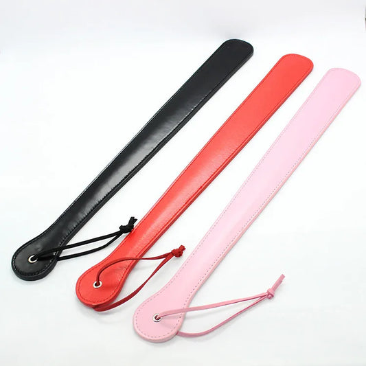 Sex Toy 475mm Black Red Pink BlTCH SM Flog Spank Paddle Beat Submissive Slave Kinky Fetish BDSM sexy Whip adult games product