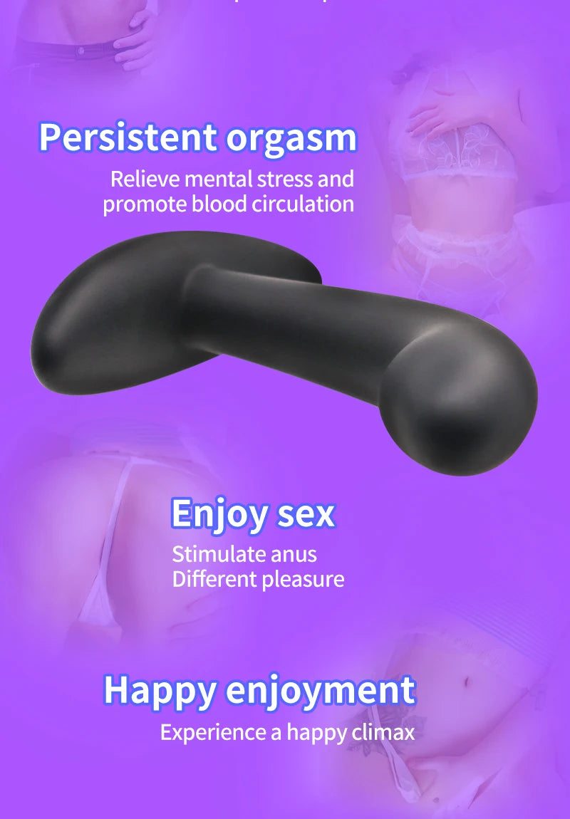 Electric Shock Prostate Massager Anal Vibration Butt Plug Man Vibrator Anal Plug Electro Shock Sex Toys Prostate Orgasm Vibrator