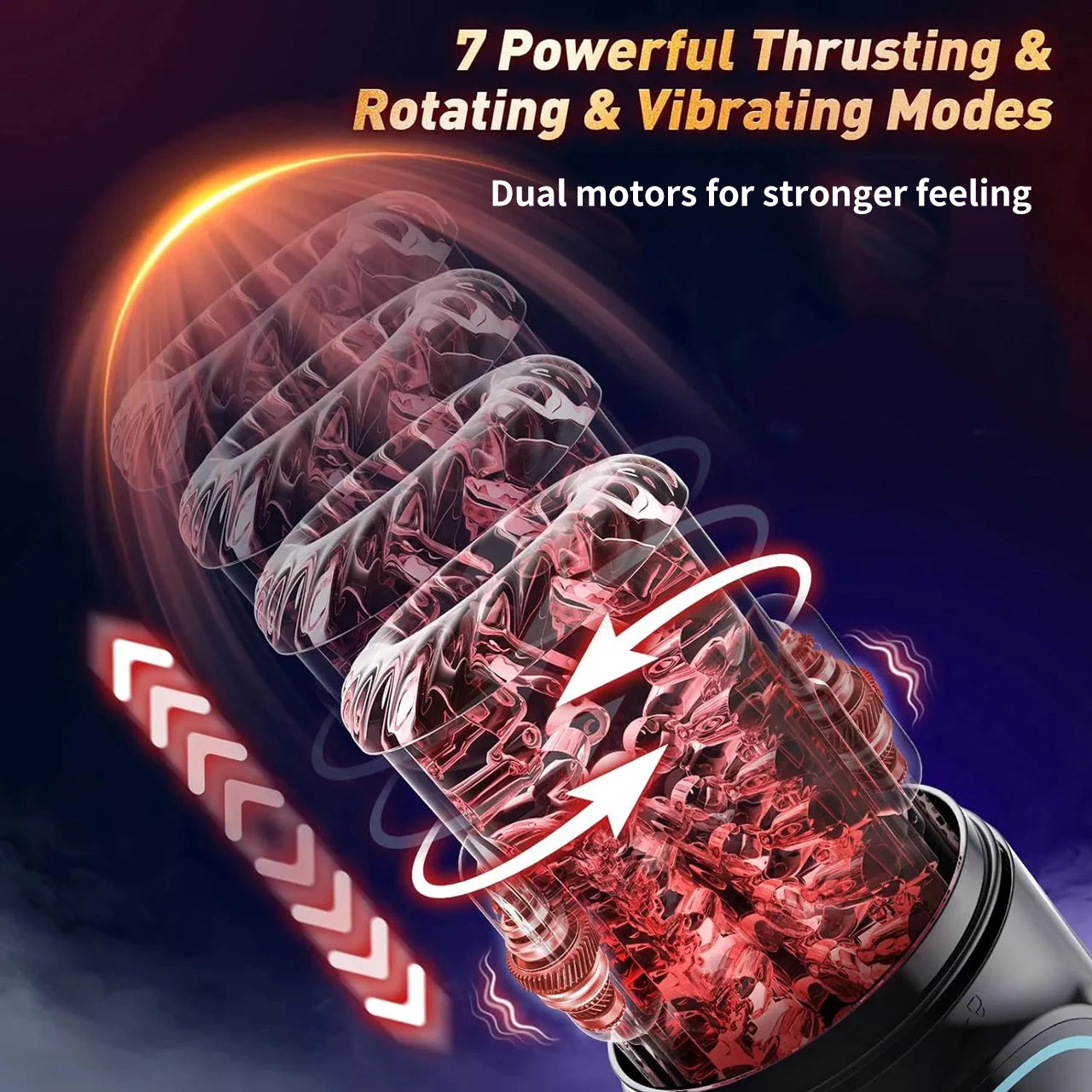 Telescopic Rotation Masturbator Cup Sucking Penis Pump Pocket Pussy Blowjob Sex Toys Stroker Piston Automatic Mastubator for Men