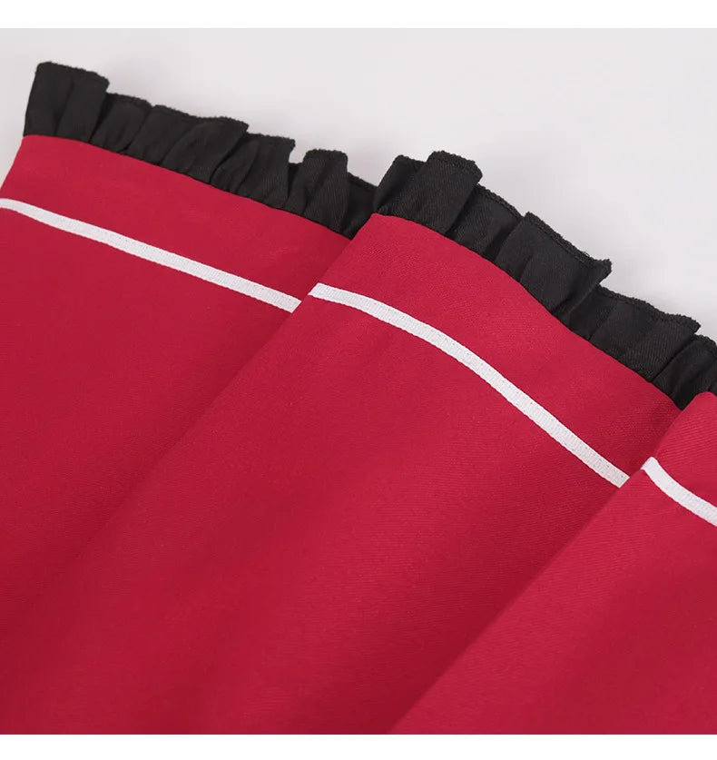 Sexy Anime Cosplay  Christmas  red   suit costume Women Cute Red Dress  Plus Size Role Playing Outfit Performance