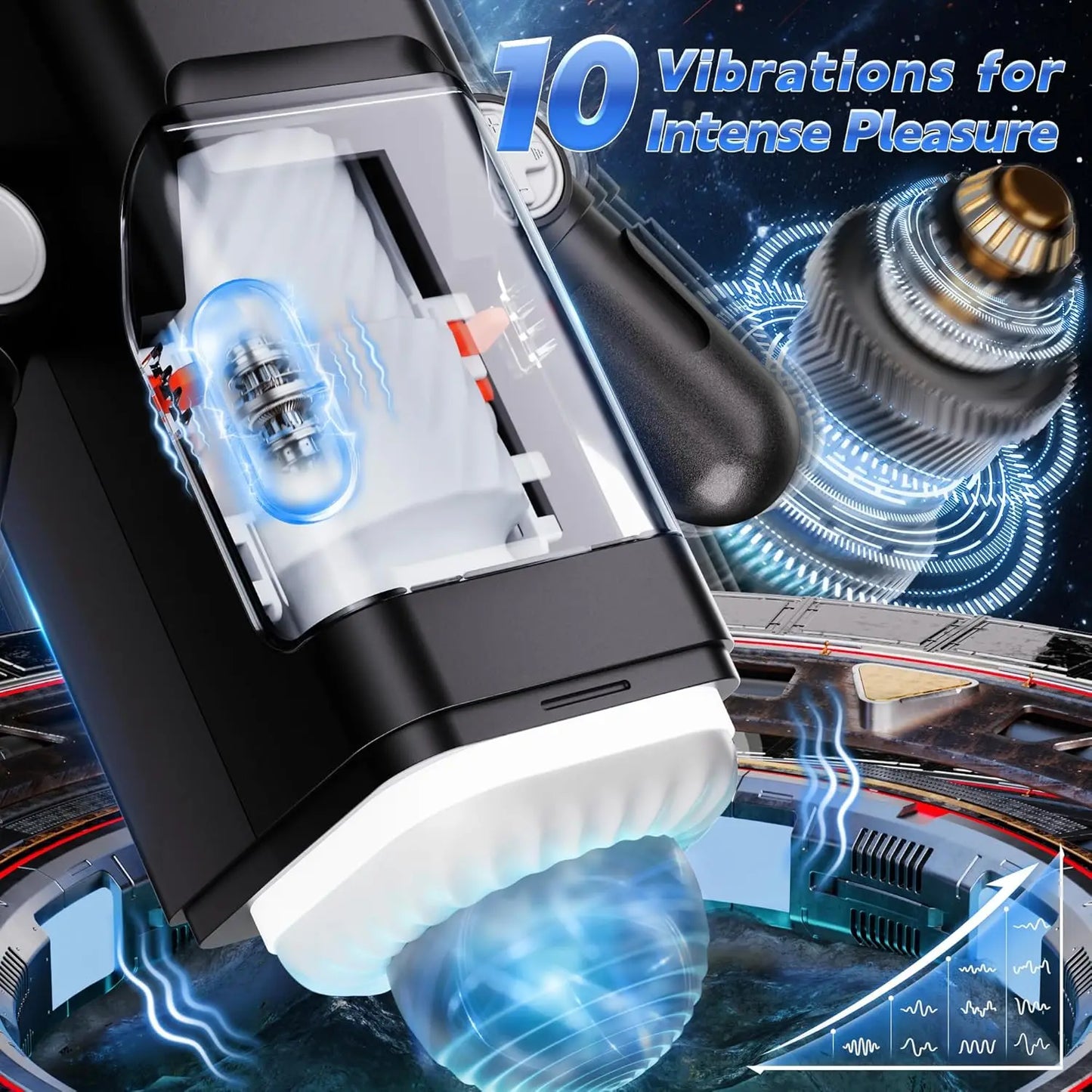 Automatic Thrusting Male Masturbator Cup handle Blowjob Pocket Pussy Strong Stroker Real Pocket Pussy Adult Sex Toys for Men