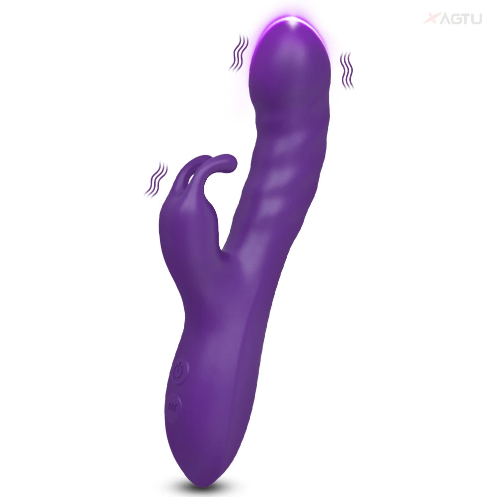 Rabbit Vibrator Realistic Dildo Sex Toys for Women 10 Vibration G Spot Clitoral Vibrators Stimulator Sextoy for Adults Goods 18+