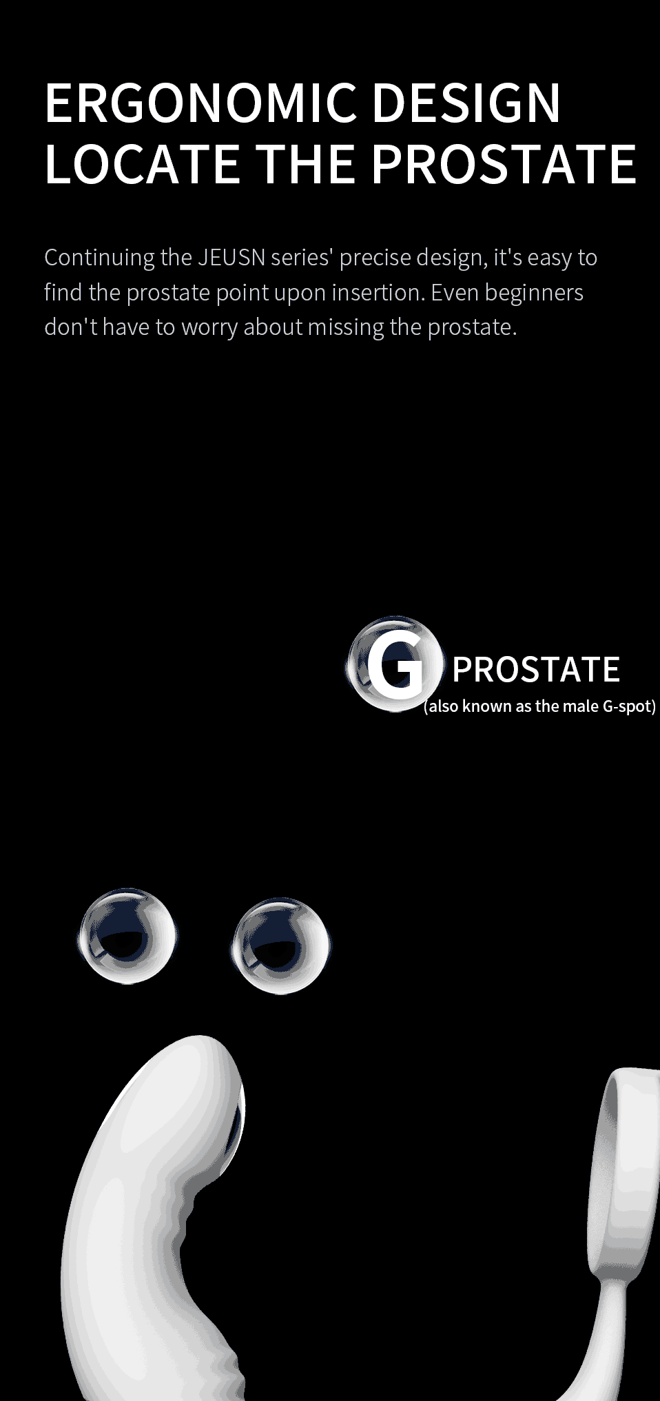 Smart APP Controlled Prostate Massager Dual Action Vibration and Electro Stimulation Magnetic Charge Silicone Male Stimulator