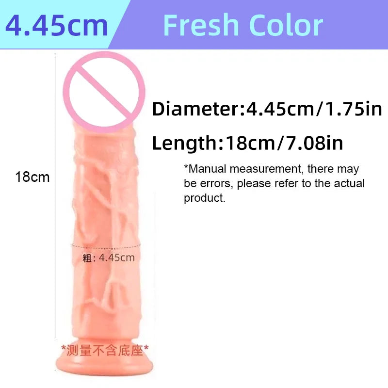 Transparent Soft Jelly Dildo Realistic Fake Dick Penis Suction Cup Dildo Realistic Sex Toys For Lesbian Women Female Masturbator