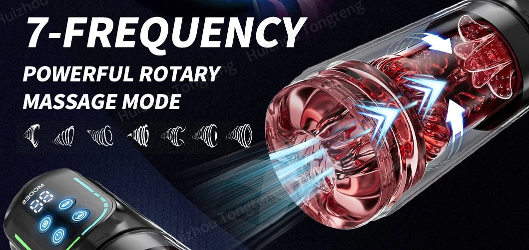 Telescopic Rotation Masturbator Cup Vagina Masturbation Blowjob Adults Sex Toys for Men Male Piston Automatic Mastubator
