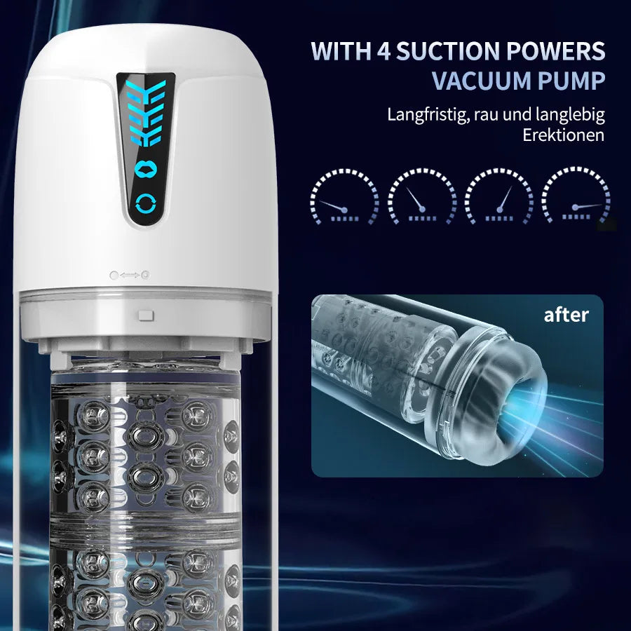 Automatic Thrusting Rotating Male Masturbator Licking Stroker Sucking Blowjob 100% Waterproof Pennis Pump Adult Sex Toys For Men