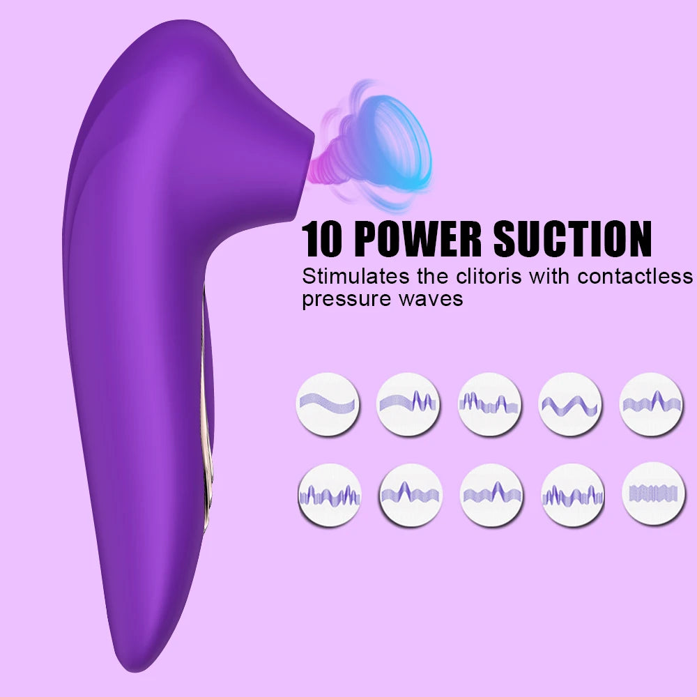 Vagina Sucking Vibrator Sex Toy for Woman Oral Tongue Blowing Suction Clitoris Stimulator Masturbator Erotic Sex Toys for Adults