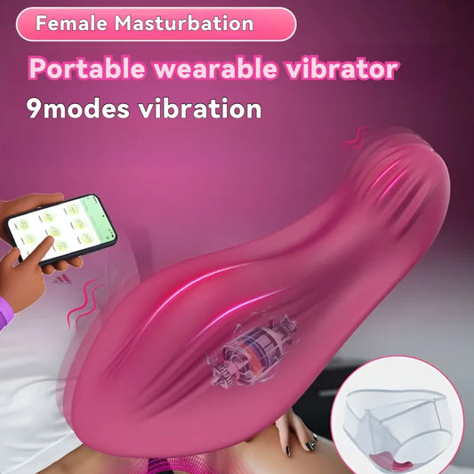 Vibrating Panties Sex Toys for Women App Control Vagina Vibrators Mini Butterfly Vibrator Dual Clitoral Pinpoint Stimulator Toy