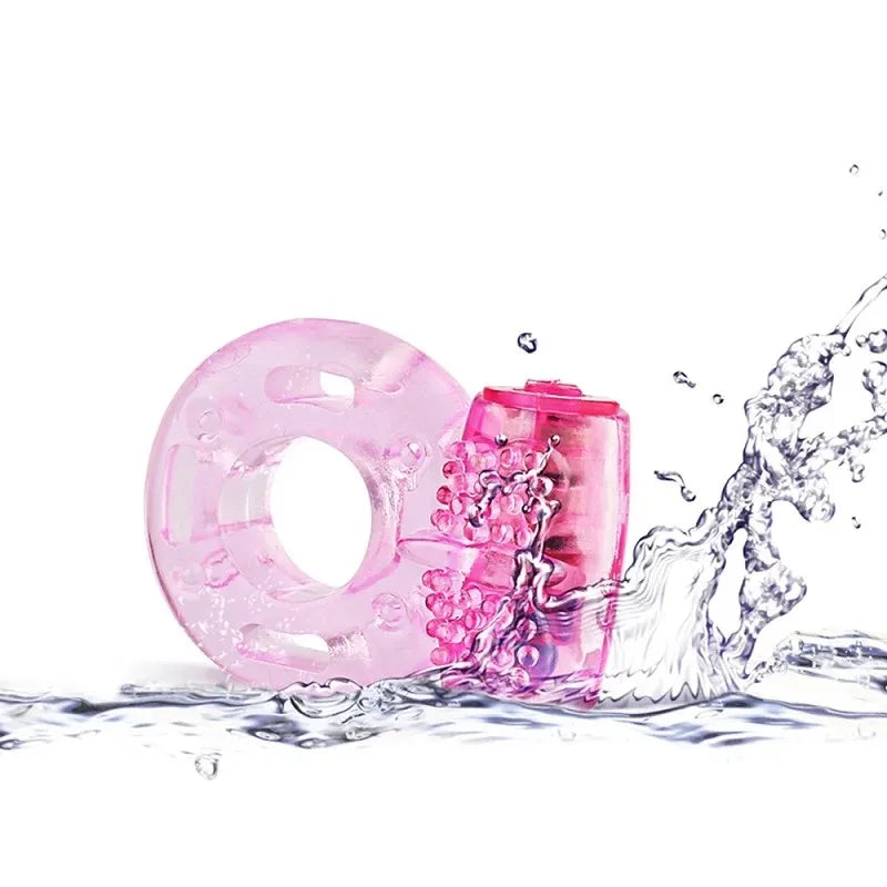 Cock Ring Vibrator - Vibrating Clitoral Stimulator, Strong Penis Erect Ring, Erection Enhance Sex Ability Product, Men’s Sex Toy