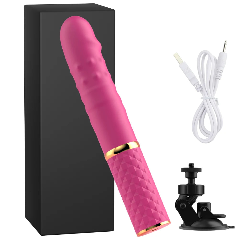 Automatic Thrusting G Spot Dildo Sex Machines Suction Cup Vibrator 10 Thrusts Mode Clitoral Vagina Anal Stimulation Adult Toys