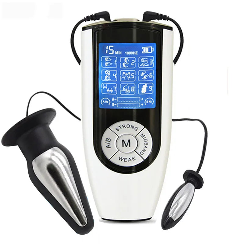 Electro Shock Ass Prostate Massager Pussy Stimulate Anal Butt Plug Erotic Insert Vagina Medical Toys for Couples Masturbators