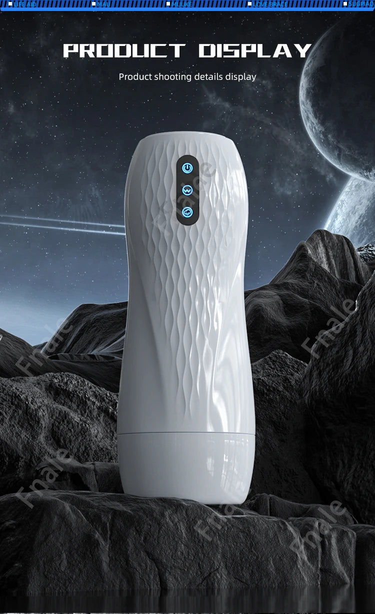 Male Masturbator Automatic Sucking Vibration Blowjob Machine Heating Pussy Penis Pump Masturbation Cup Sex Toys for Men Supplies