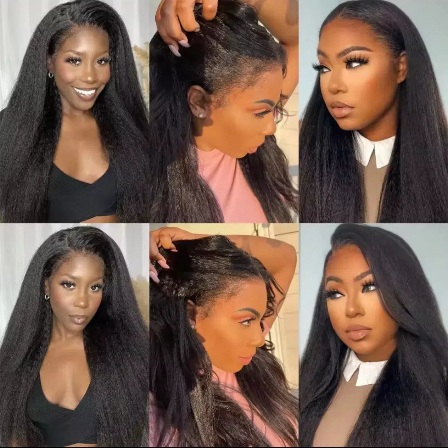 Elegant synthetic tied wig with 13x4 pre combed thermal resistance fiber, suitable for women, no need for glue