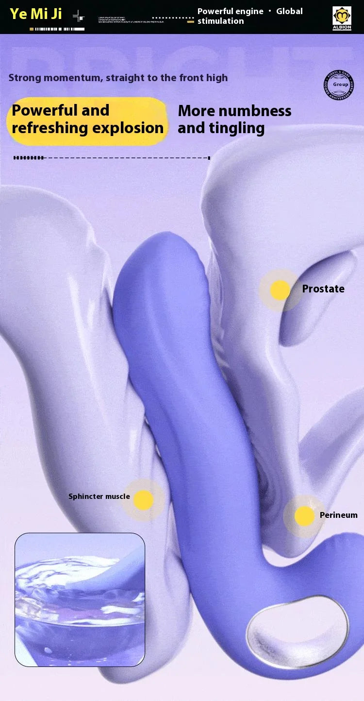 Prostate Massager Men Anal Plug Rechargeable Men's Sex Toys Prostate Vibrator Adult Powerful Vibration