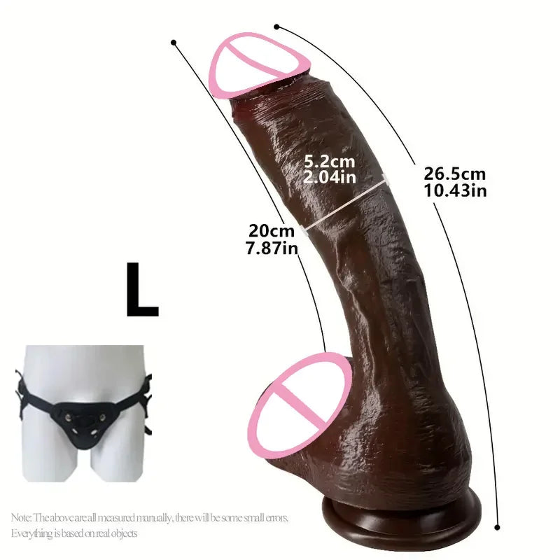 Oversized Soft Realistic Dildo Big Penis Suction Cup Dick Penetration Anal Adult Sex Toys/Anal Toy For Women Masturbation Dildos