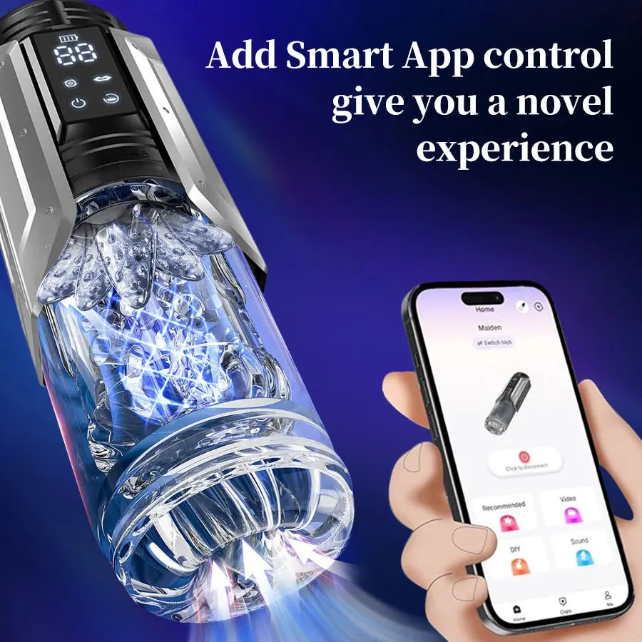 Telescopic Rotation Masturbator Cup Vagina Masturbation Blowjob Adults Sex Toys for Men Male Piston Automatic Mastubator