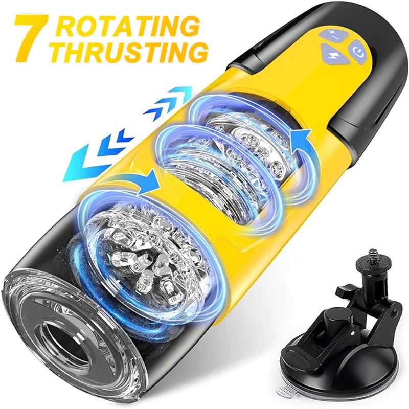 Automatic Male Masturbator Sex Toys for Men Adult Toy Male Thrusting Rotating Masturbation Tools Sex Machine Electric Penis Pump