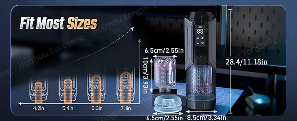 Telescopic Rotation Masturbator Cup Sucking Penis Pump Pocket Pussy Blowjob Sex Toys Stroker Piston Automatic Mastubator for Men