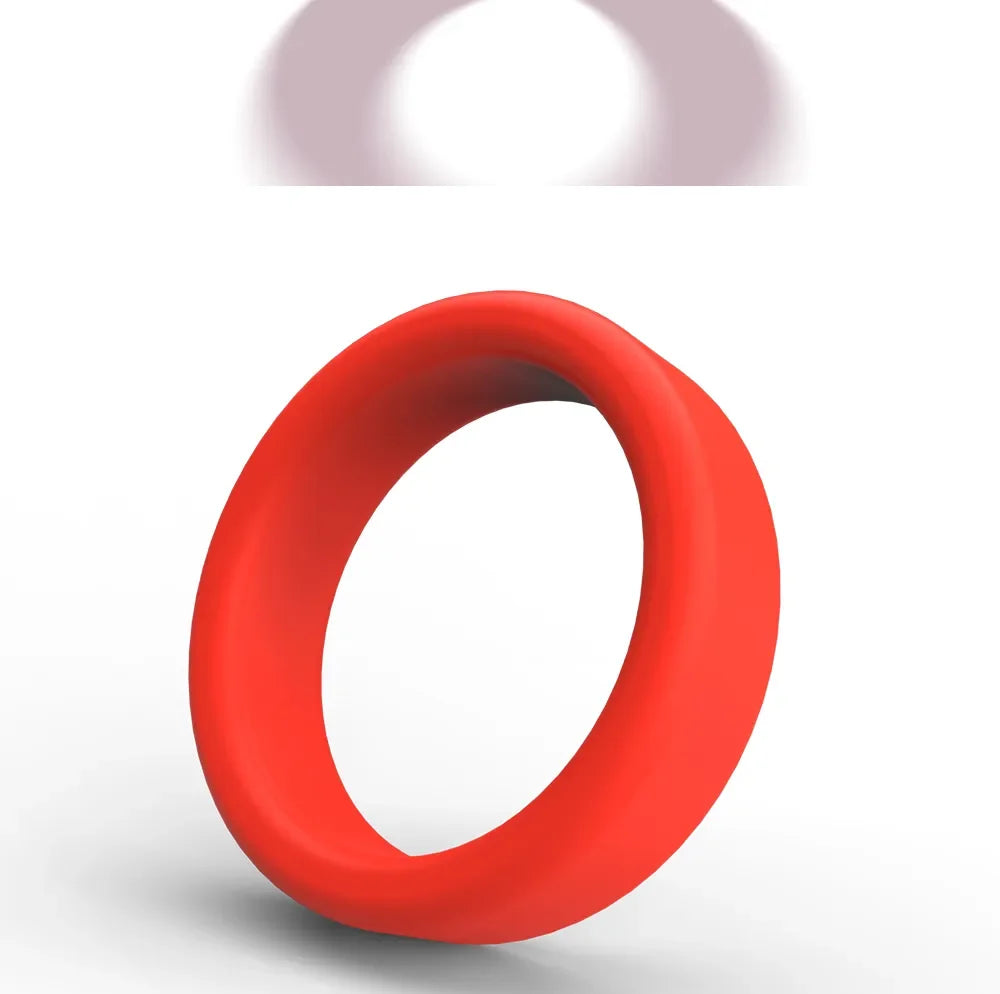 Cock Ring Durable Silicone Penis Rings Male Delayed Ejaculation Rubber Rings Sex Toy For Men Couple Stretcher Scrotum Rings