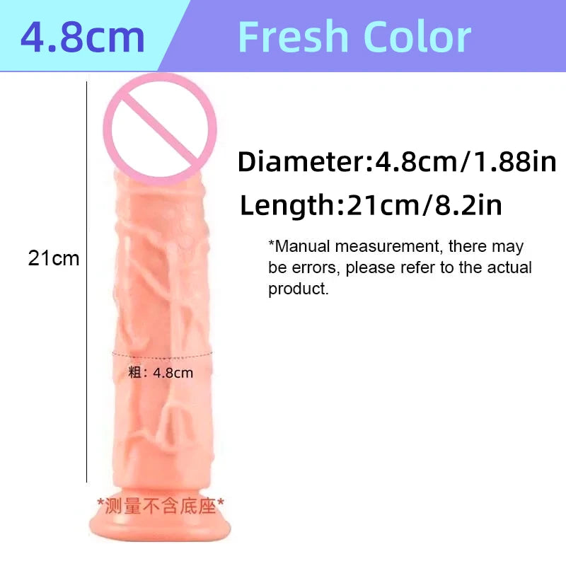 Transparent Soft Jelly Dildo Realistic Fake Dick Penis Suction Cup Dildo Realistic Sex Toys For Lesbian Women Female Masturbator