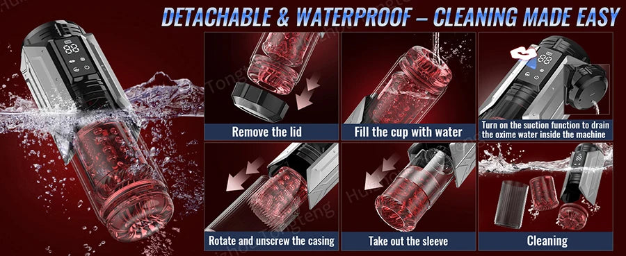 Telescopic Rotation Masturbator Cup Sucking Penis Pump Pocket Pussy Blowjob Sex Toys Stroker Piston Automatic Mastubator for Men