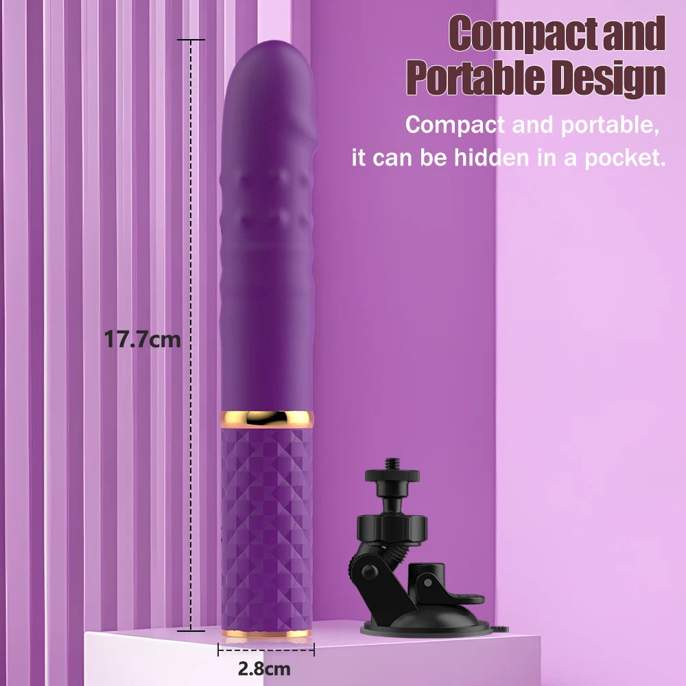 Automatic Thrusting G Spot Dildo Sex Machines Suction Cup Vibrator 10 Thrusts Mode Clitoral Vagina Anal Stimulation Adult Toys